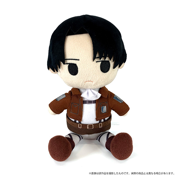 attack on titan levi plush